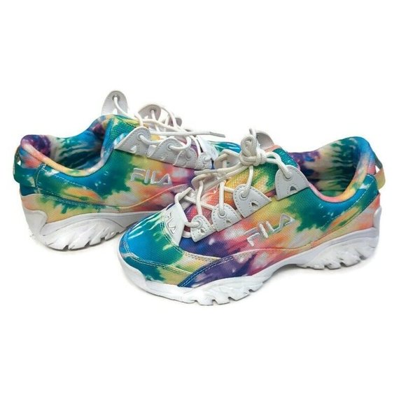Fila Womens Provenance X Fixture Tie Dye Fashion Chunky Shoes Sneakers Size 7 - Picture 8 of 8